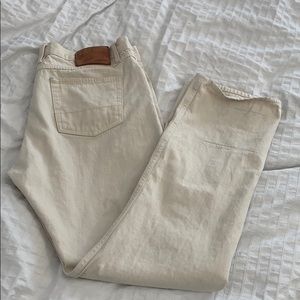 Gustin natural un-dyed selvedge denim size 40
